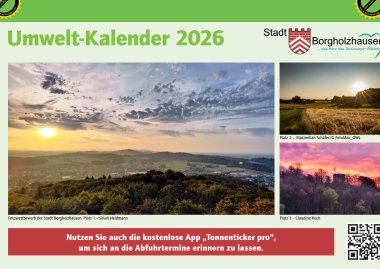 Cover Umweltkalender 2026