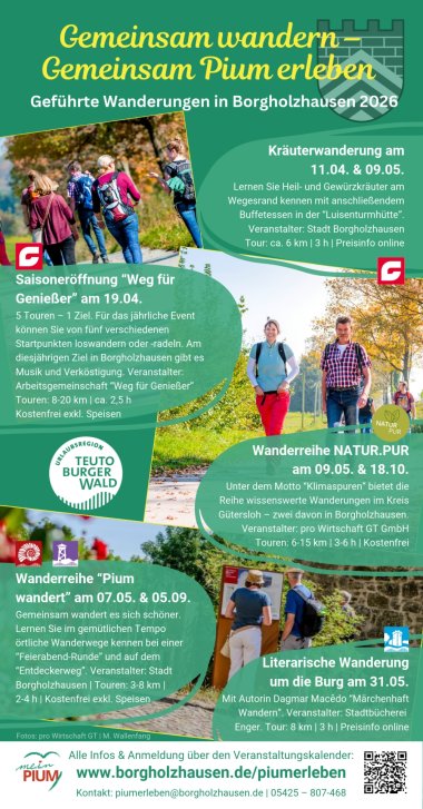 Wandertermin 2026 Borgholzhausen