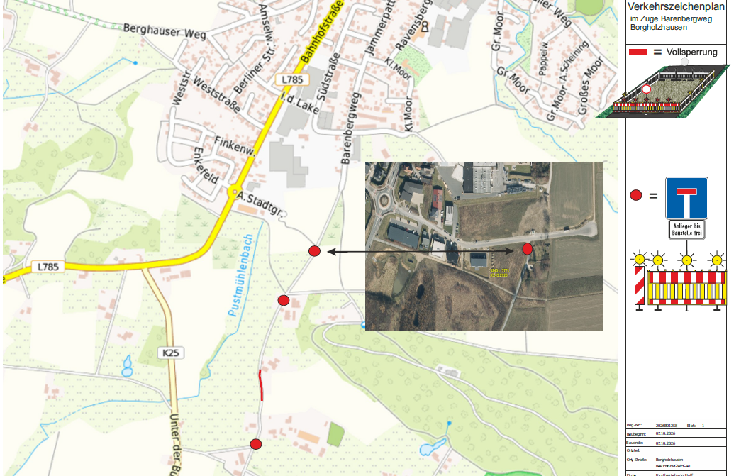 Umleitungsplan Barenbergweg Umleitungsplan Barenbergweg
