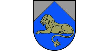 Stadtwappen der Partnerstadt von Borgholzhausen, Naukseni
