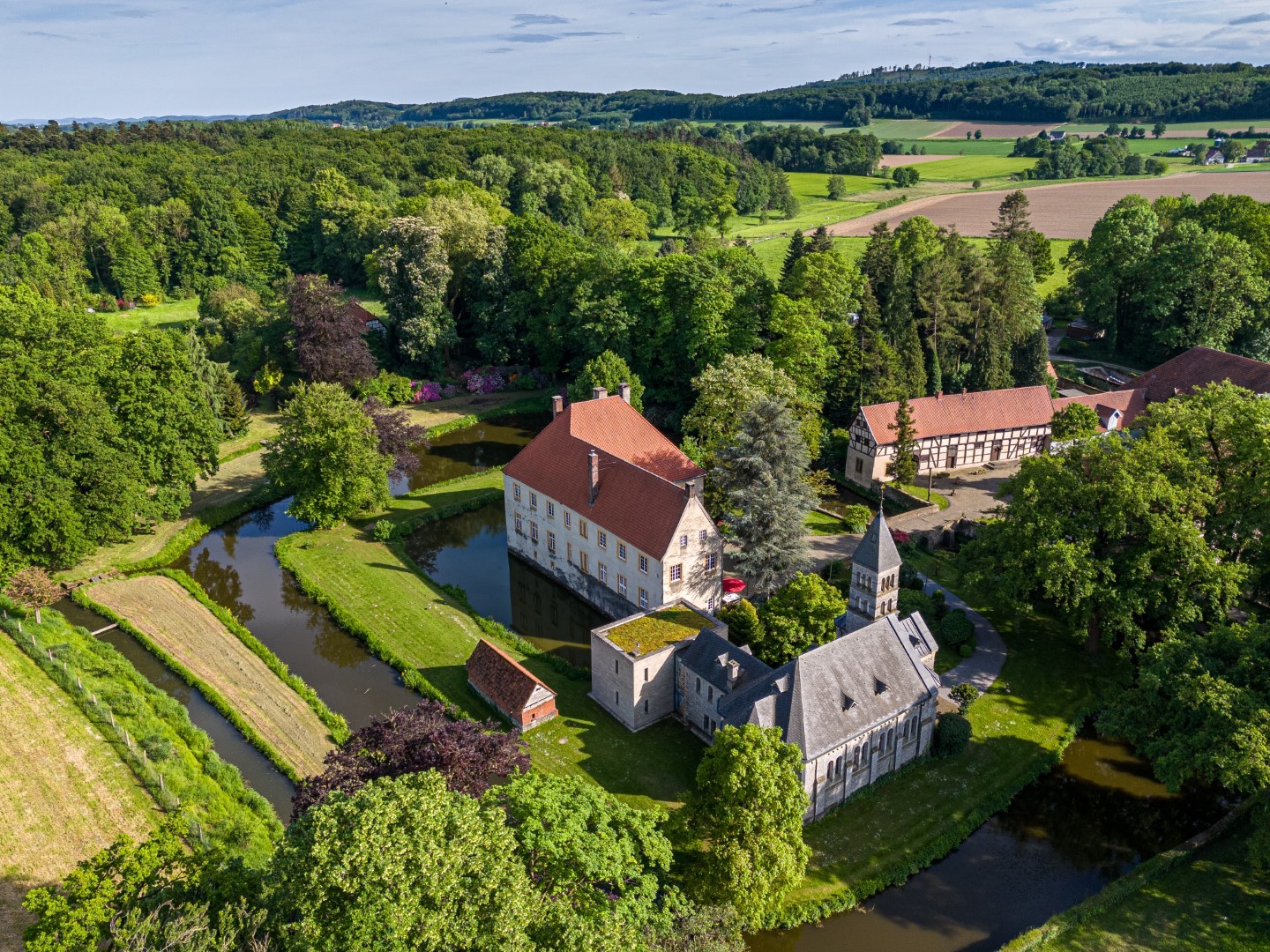 Stadt Borgholzhausen Luftaufnahme Stadt Borgholzhausen