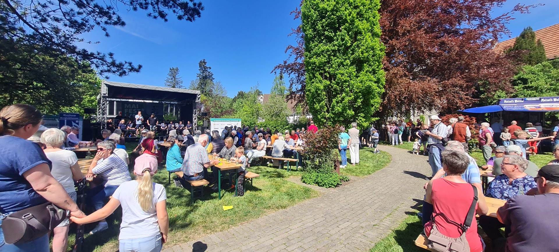 Maibaum aufstellen Borgholzhausen 2025 Maibaum aufstellen Borgholzhausen 2025