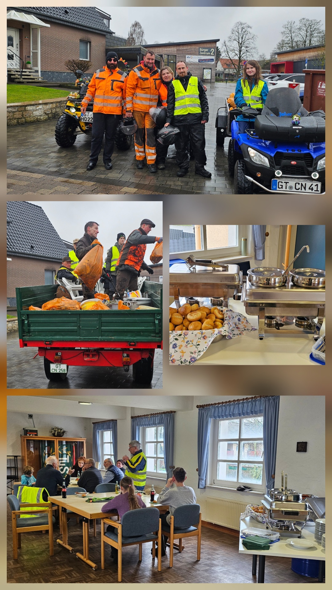 Collage Müllsammelaktion Collage Müllsammelaktion