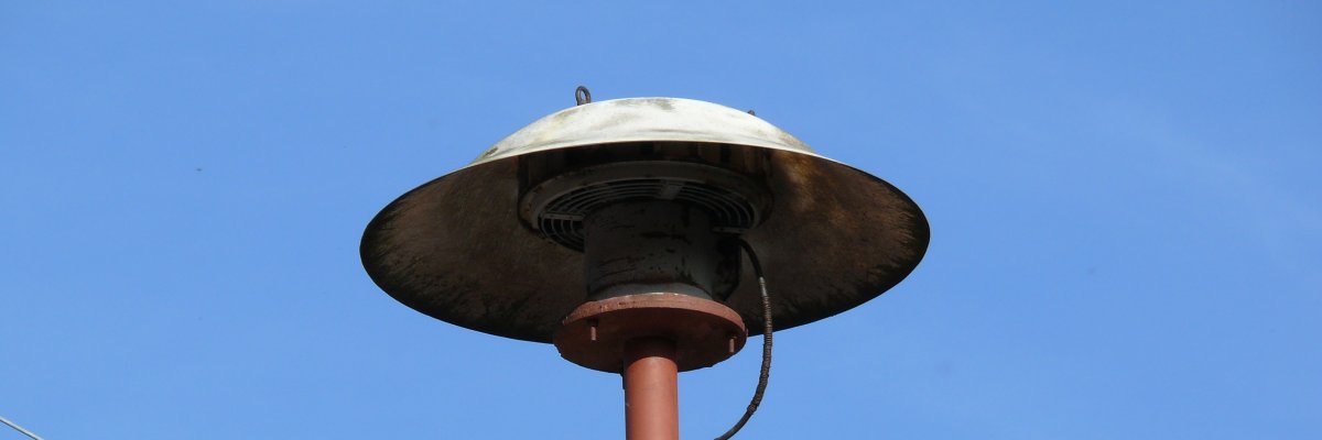 Header Bevölkerungswarnung Bild einer Motor-Sirene