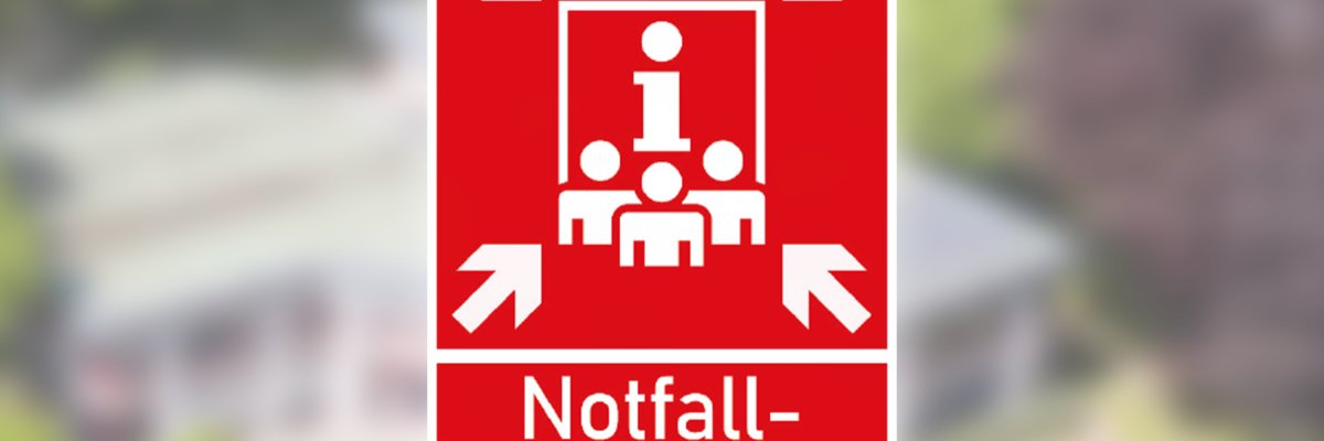Header Notfall-Infopunkt Bild eines Symbols des Notfall-Infopunkts