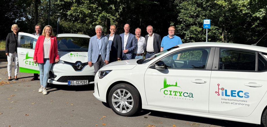 Linien E-Carsharing Borgholzhausen Straßensperrung Wichlinghausener Weg