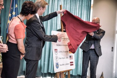 Städtepartnerschaft seit 2017 mit Naukseni, Lettland